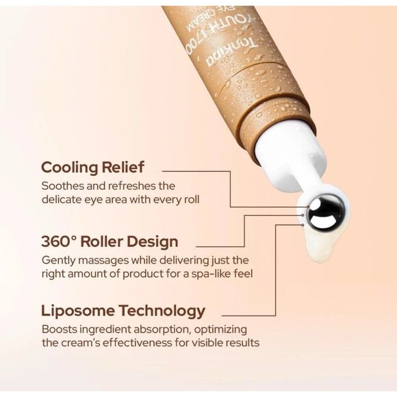 Tonkina Youth Eye Cream 1700 Dark Circles & Puff Bakuchiol Niacinamide 0.35 oz - Picture 3 of 8